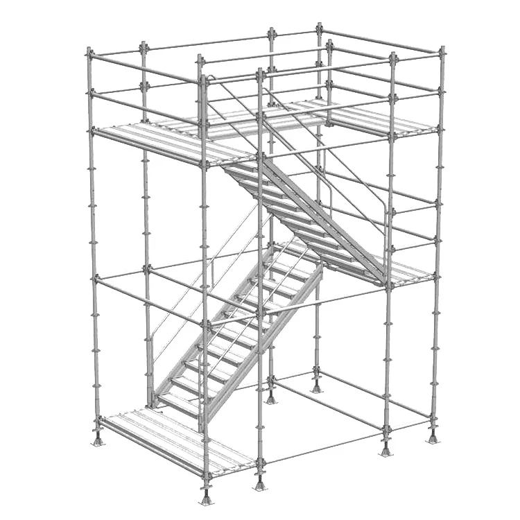 Building Construction Materials Metal Plank Concrete Ring Lock Scaffolding System Q235 Steel Scaffoldings