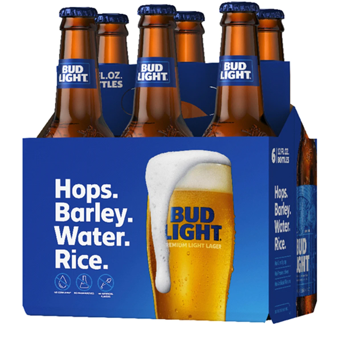 Bud Light Beer 6 x 330ml.