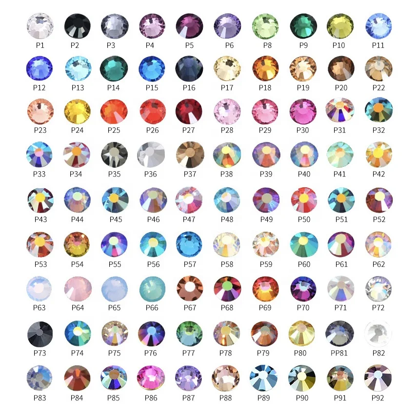 CY Peridot Best Selling 10Ss Bulk Glass Crystals Ss10 Hotfix Rhinestones