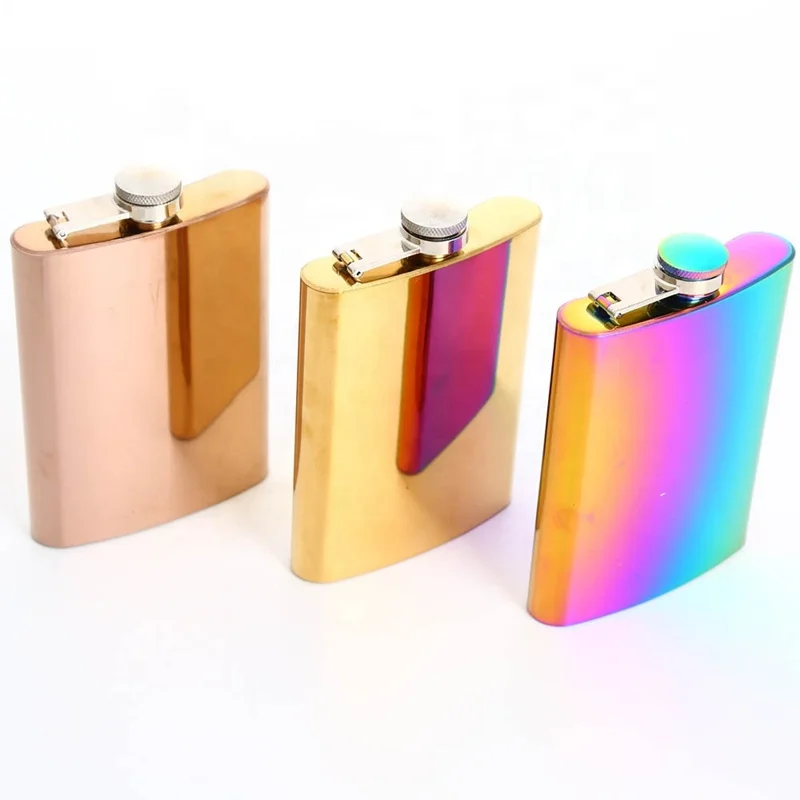 8oz Pocket Carried Hip Flask Stainless Steel Alcohol Flask Thanksgiving Gift