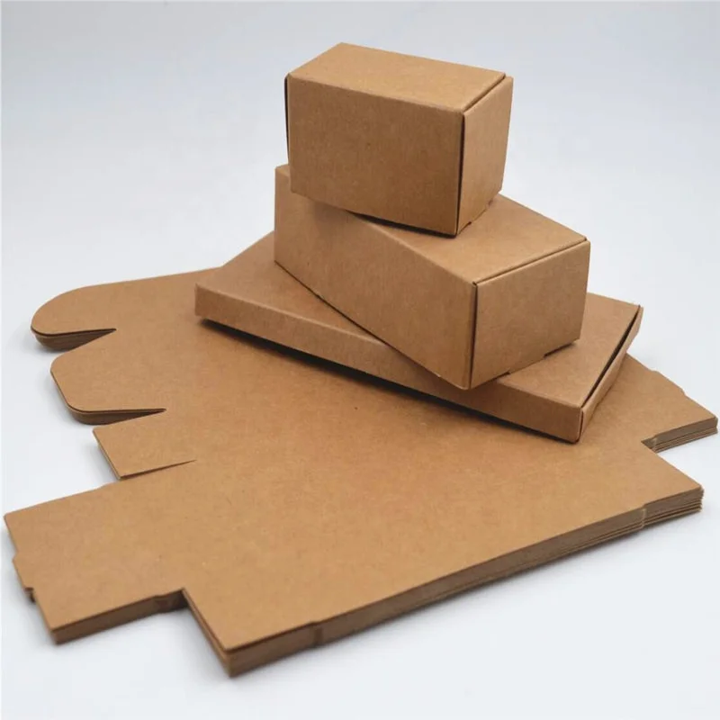 Durable and Reusable Custom Thick Brown Kraft Paper Corrugated Box for Packaging