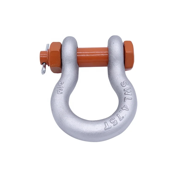 Trailer Winch d Ring Bow Shackle Tow Hitch With Screw Collar Pin