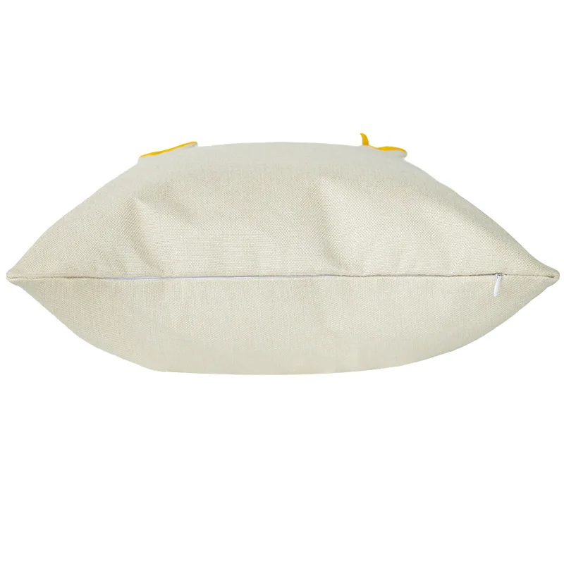 Wholesale customized design White Line Easter Sublimation Blank Printed Pillowcase with Bunny Ear