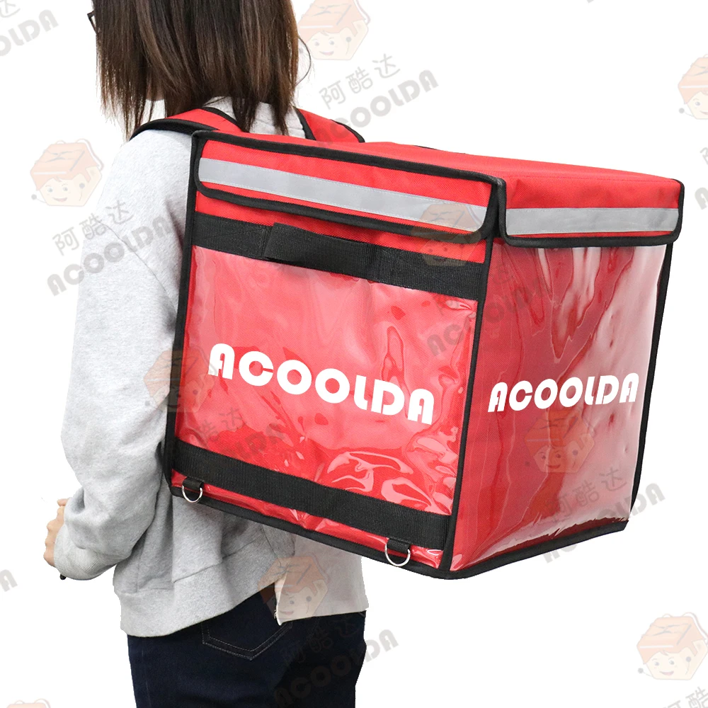 High Quality Customized  bag Insulated Food Delivery Bag cooler box for motorcycle backpack fast food delivery bag