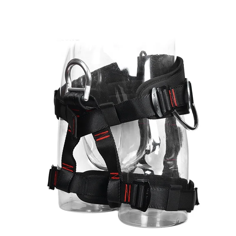 XYL Heavy duty outdoor rock climbing half body safety harness for fall protection