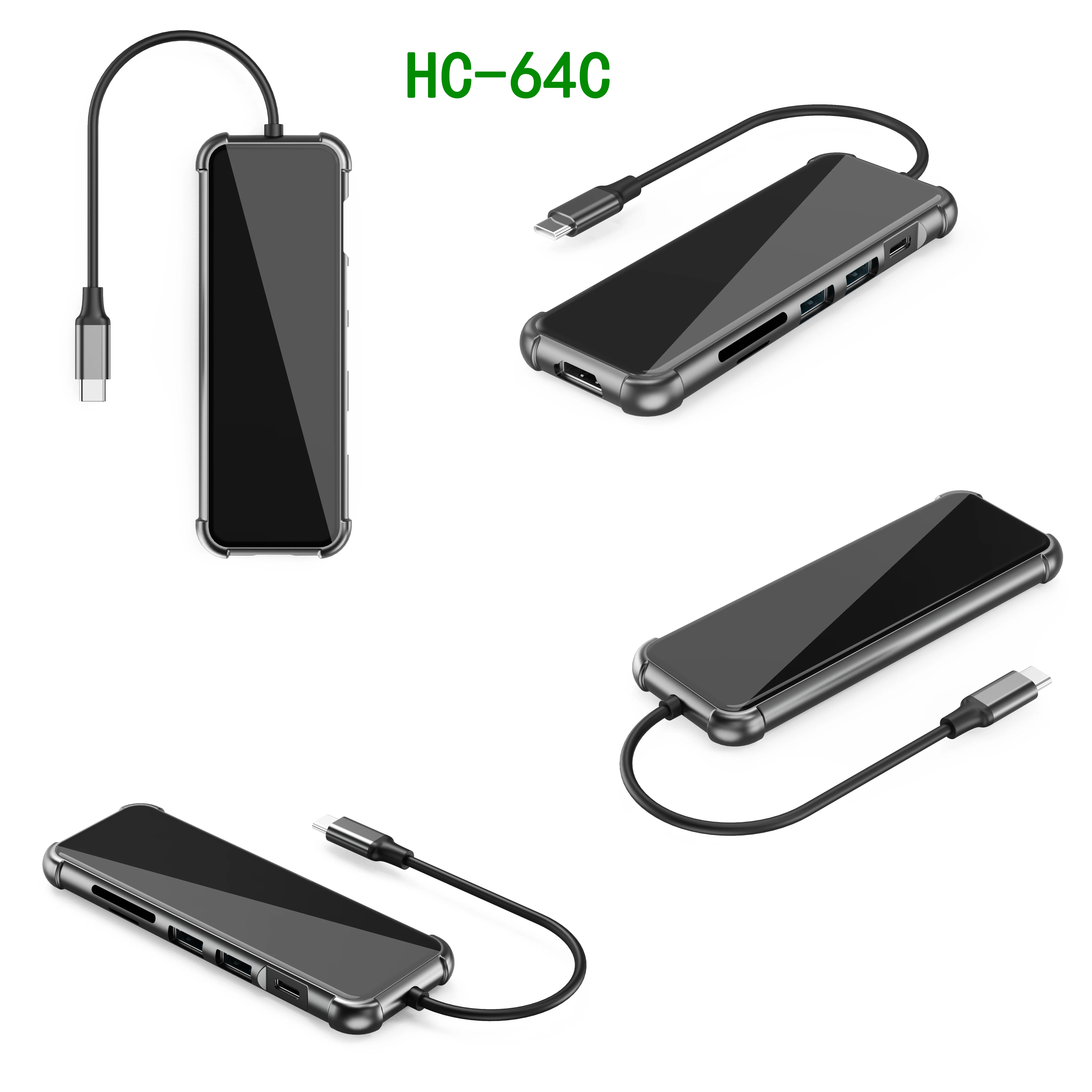 Алюминиевый Usb концентратор Многофункциональный USB3.0 док-станция Ноутбуки адаптер для Macbook Pro