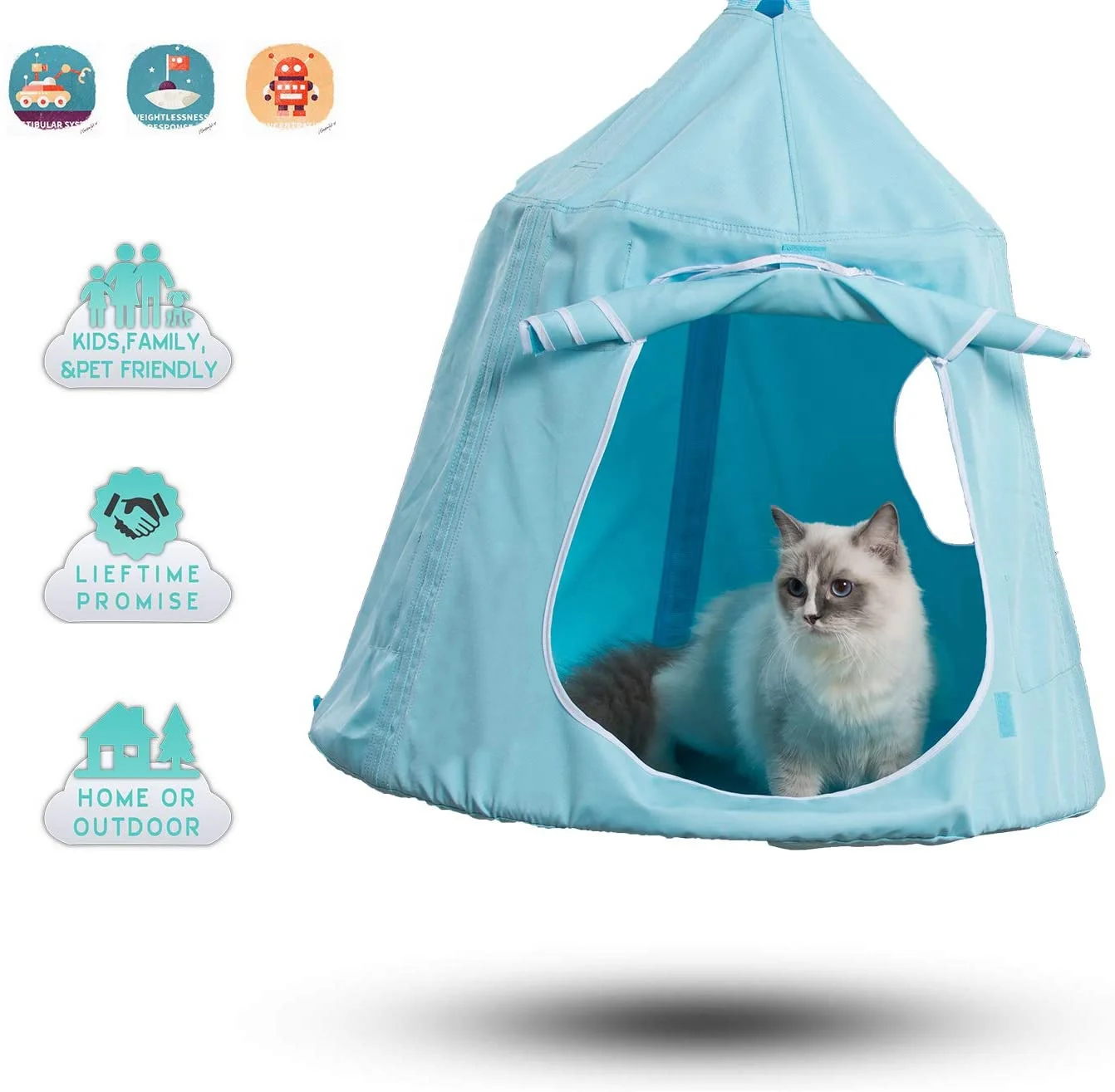 Tent hanging house round hammock washable swing manufacturers soft pet bed