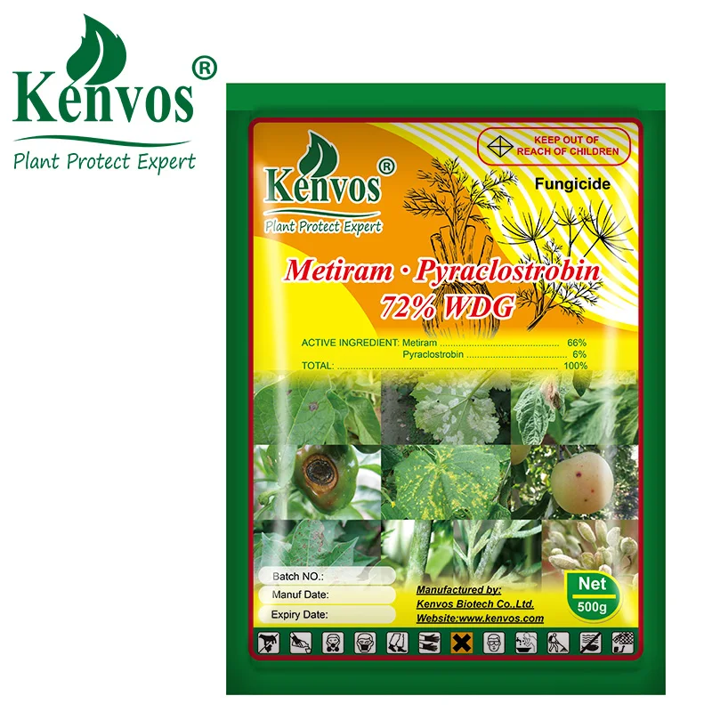Fungicide Metiram 66% + Pyraclostrobin 6%  WDG for Downy Mildew