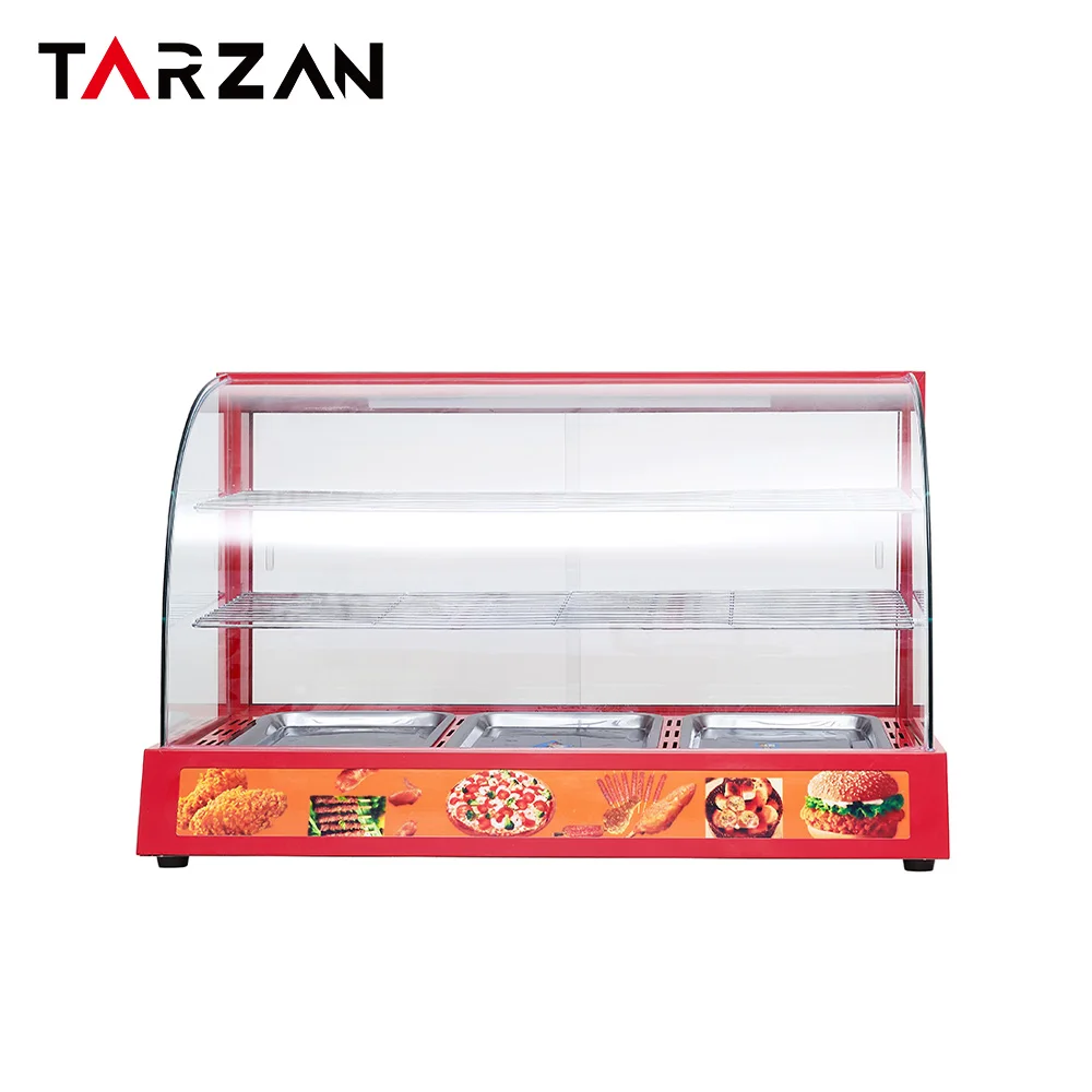Stainless Steel Warming Cabinet Hot Cabinet Burger Cabinet Black Right Angle Beveled Commercial Restaurant