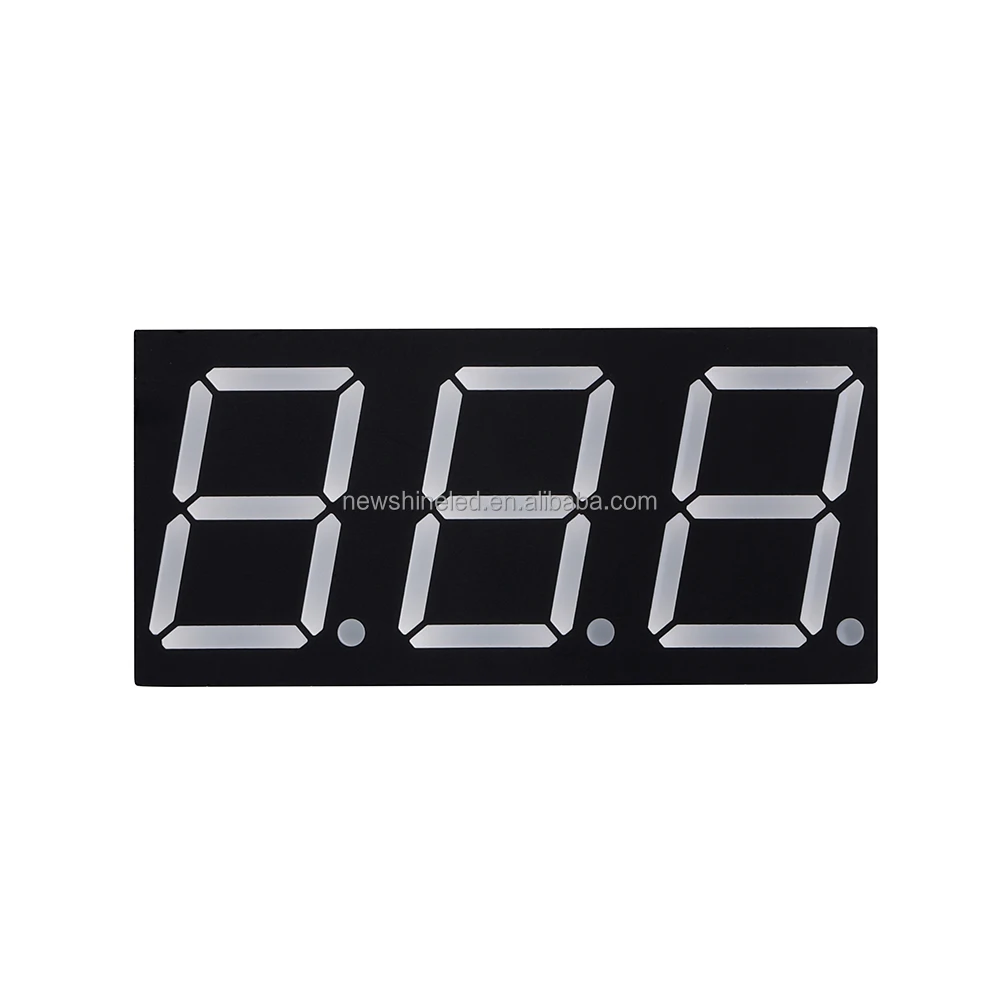 Factory sell red display 7 segment led board 0.40 inch seven segment display triple 3 digits led 7 segment display manufacturers