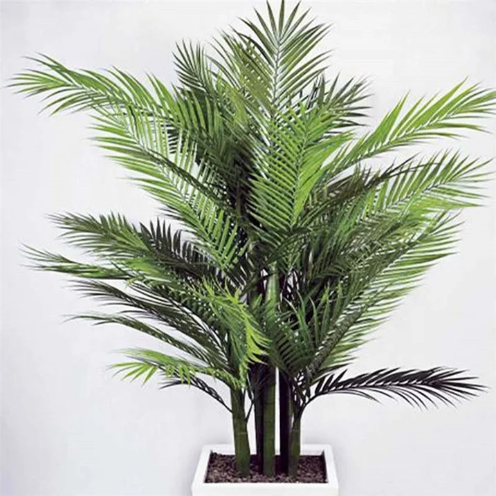 Hourpark wholesale plastic tree artificial palm plant Hawaii artificial palm tree