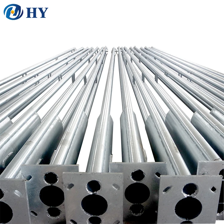 Factory price 5m 8m 12mcast aluminum utility support lighting pole