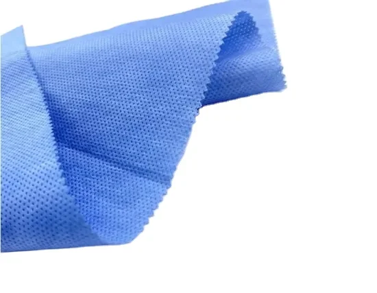 Surgical gown raw material medical blue SMS nonwoven fabric anti bacterial waterproof for drape
