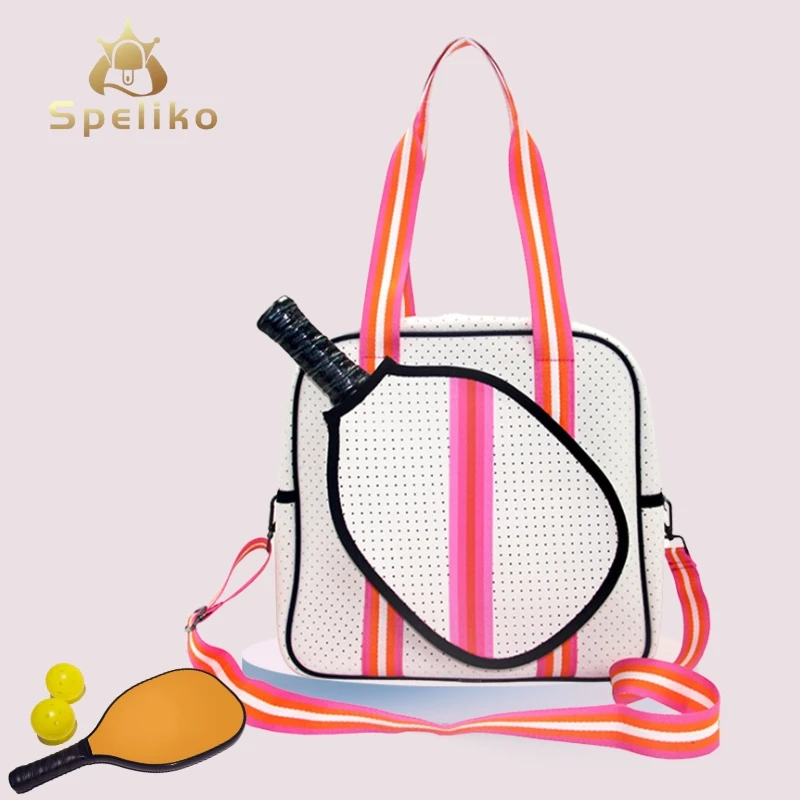 New Hot Sale Large Capacity Neoprene Racquet Backpack Dust-Proof Pickleball Cover for Outdoor Court Travel Usage Racket Bags