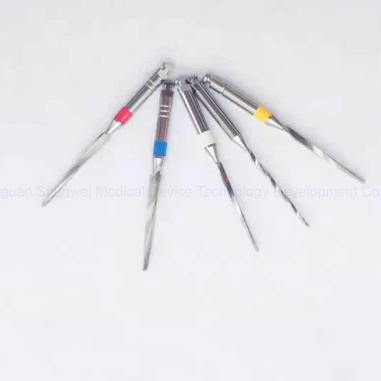 
 Стоматологический инструмент, металлические сверла, стоматологический инструмент, высокая дешевая белая дрель для волоконной стойки  