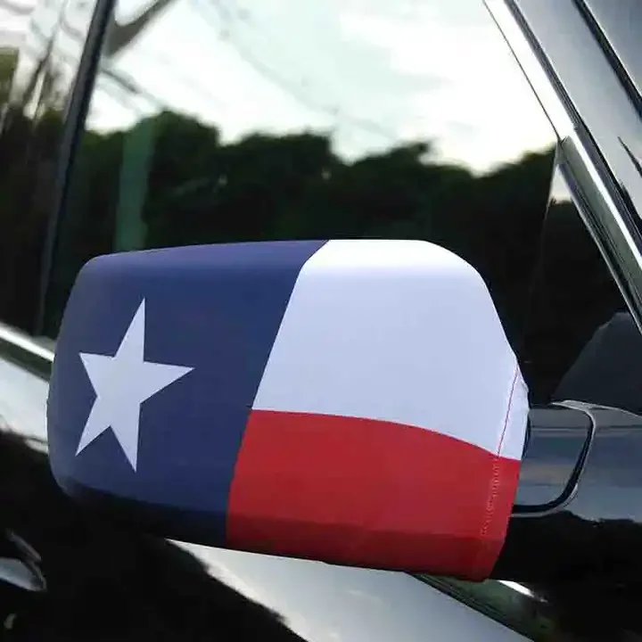 Car Wing Mirror Cover Flag For Cars, Advertising Car Miroor Flag