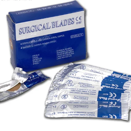 Dermaplaning Cleaning Kit Disposable Scalpel Blades #22, 10 and 11 with Handle