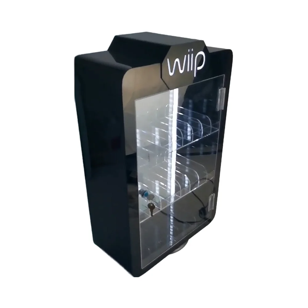 Convenience store counter acrylic cigarette display dispenser Smoke shop 3 layers cigarette display box