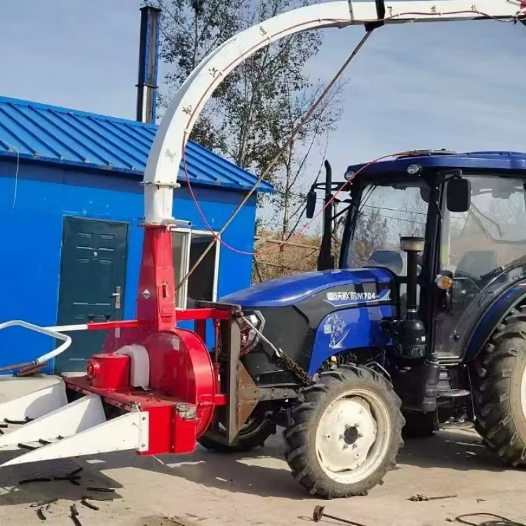 High Productivity Mini Corn Silage Harvester New Condition Tractor Combine Harvester Maize Rice Crops Grain Farm Engine Gear