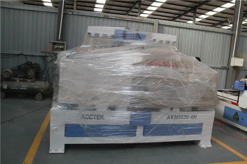 ACCTEK special cnc router engraving drilling machine for wood racket racquet AKM5030-6H