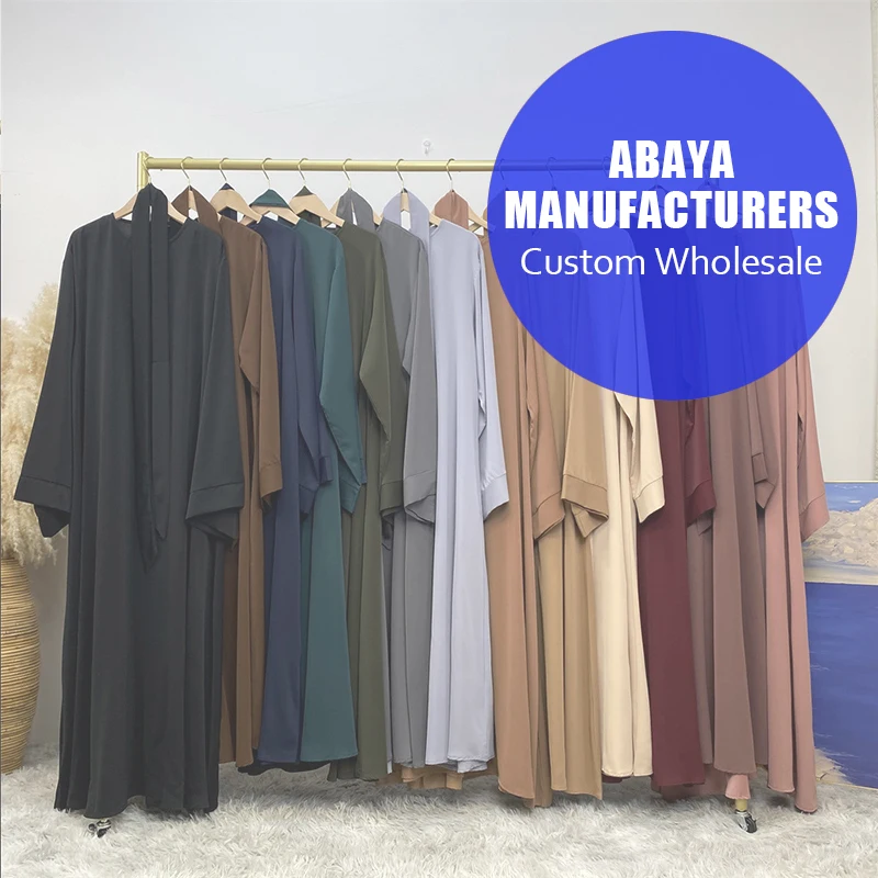 abaya set collection manufacturers wholesale dubai luxury 2024 new femme robes open abaya de luxe women muslim dress for ladies