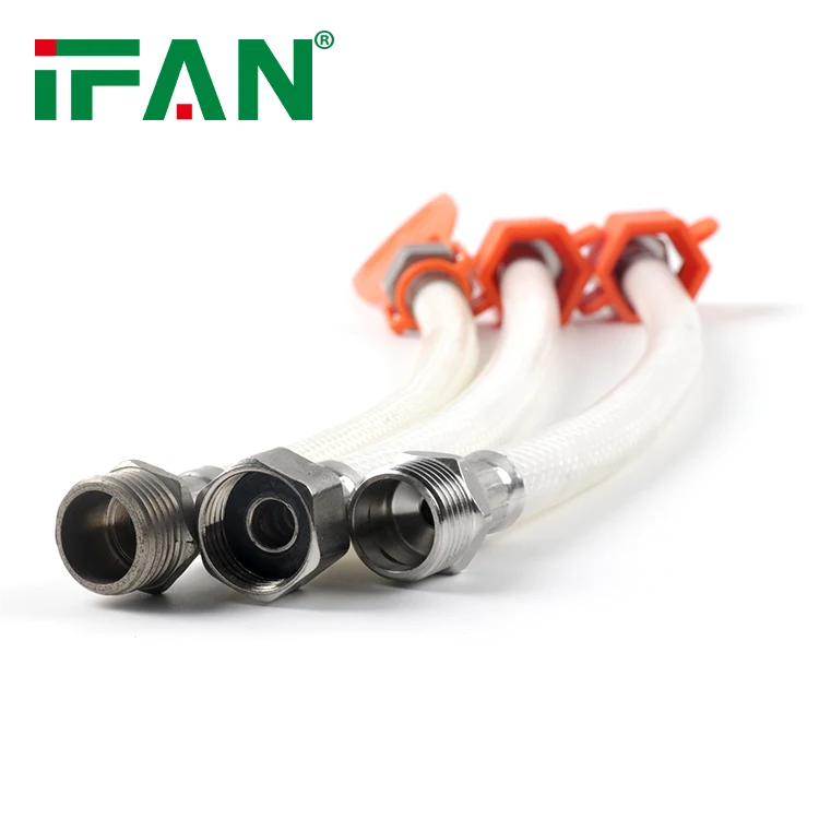 IFAN Brass Core Cap Nylon Braided Hose Flexible Hose Water Nylon Flexible Hose