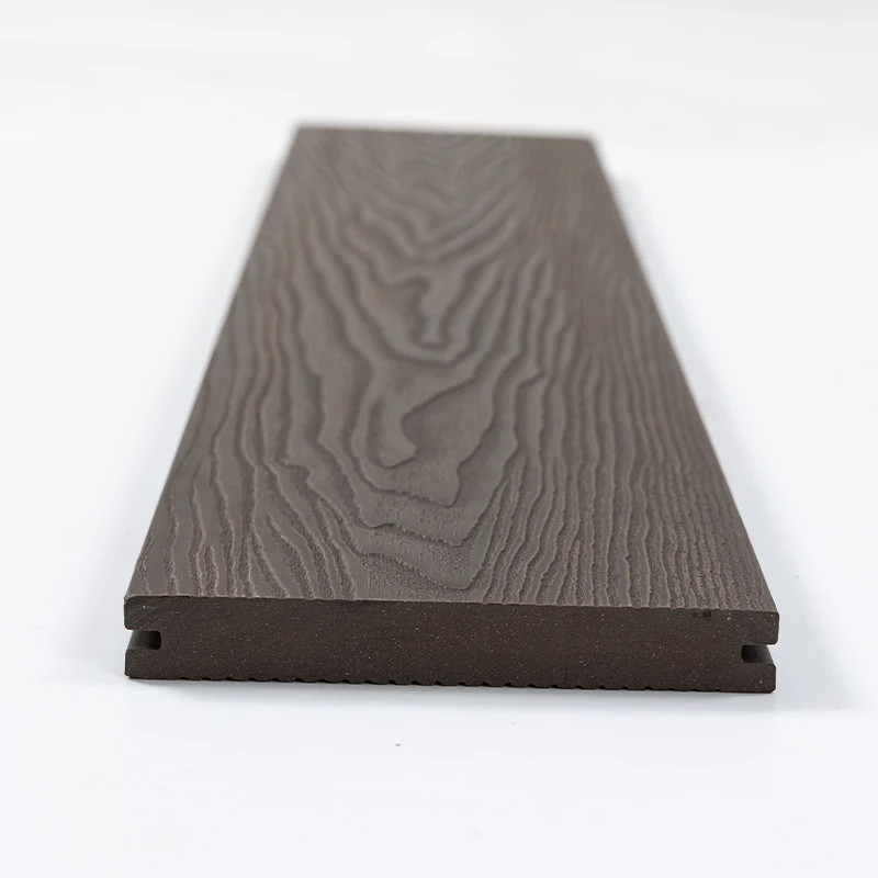 LYW Difficult Distortion Environmental friendly swimming pool deck floor composite wpc decking floor