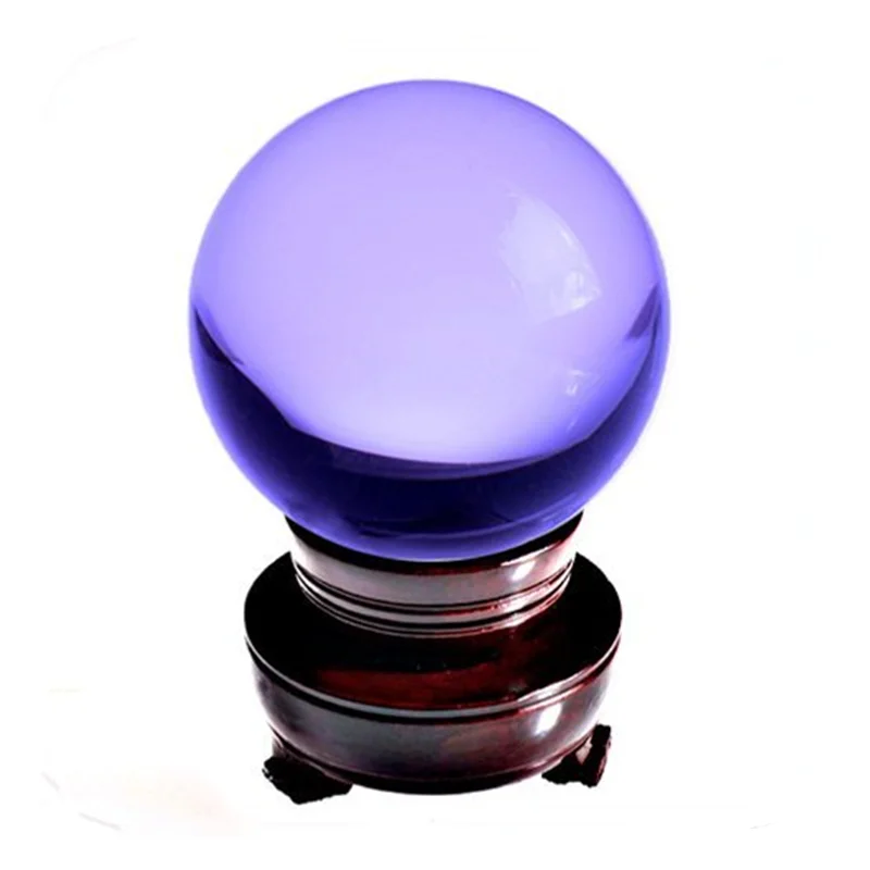 Оптовая продажа на заказ K9 черный розовый желтый зеленый фиолетовый хрустальный стеклянный шар для продажи