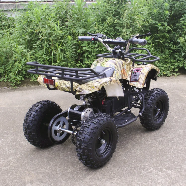outdoor mini electric quad bike atv  with back foot dis brake