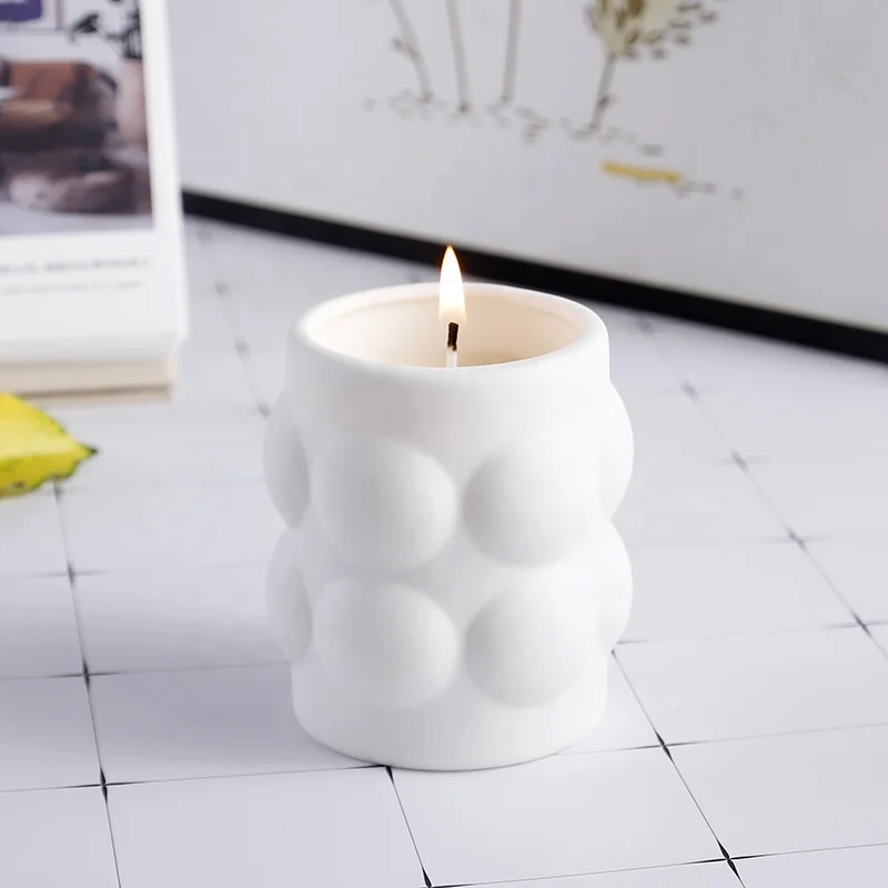 Luxury ceramic candle vessels lanterns and candle jars wholesale for scents  candle container making