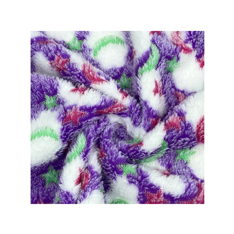 KINGCASON Telas Peludas Different Type Knitted Coral Fleece Fabric Polyester For Baby/Adults/Women/Men/Kds Hooded Blanket