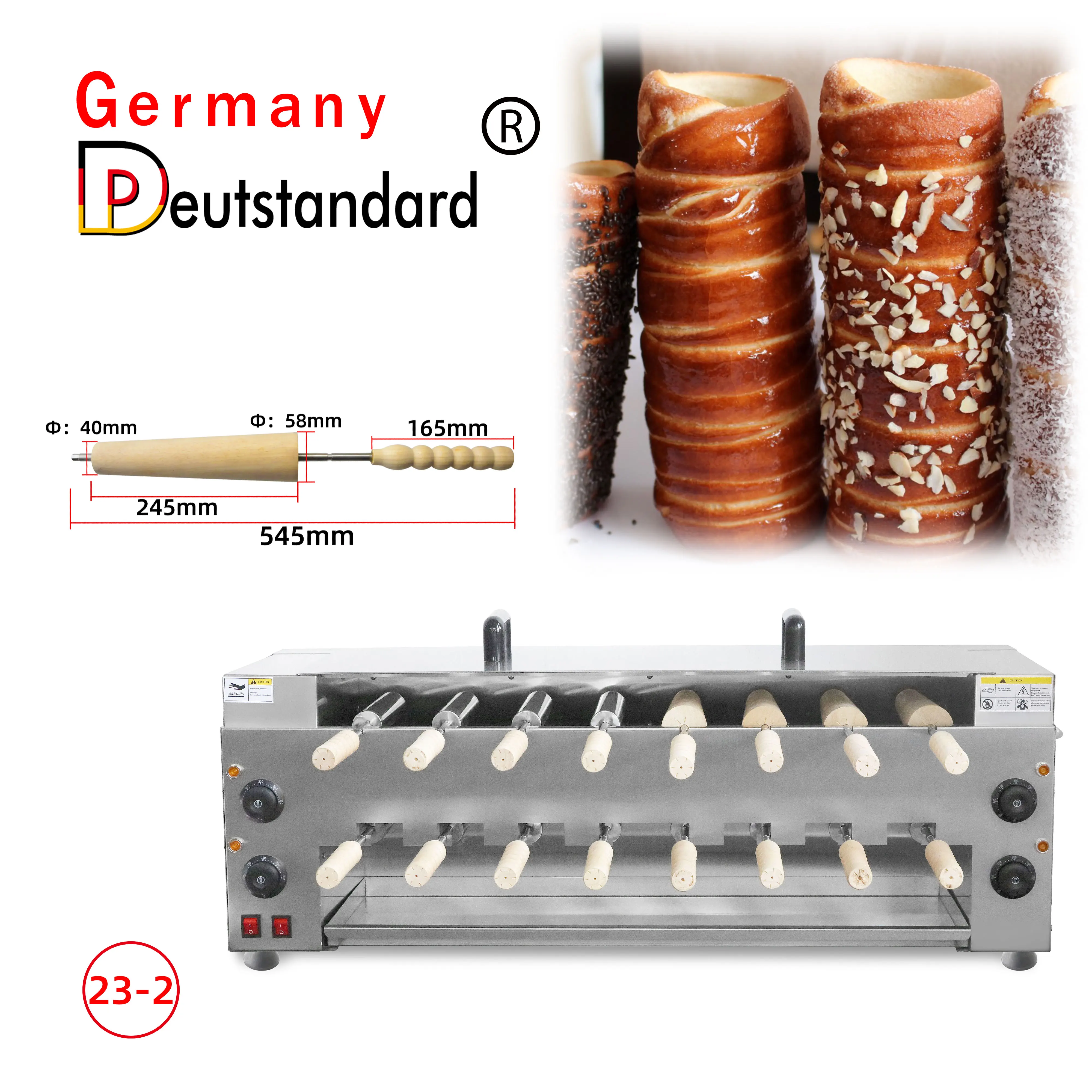 New Product Commercial Kurtos Kalacs Chimney Cake Rolls Maker for Sale
