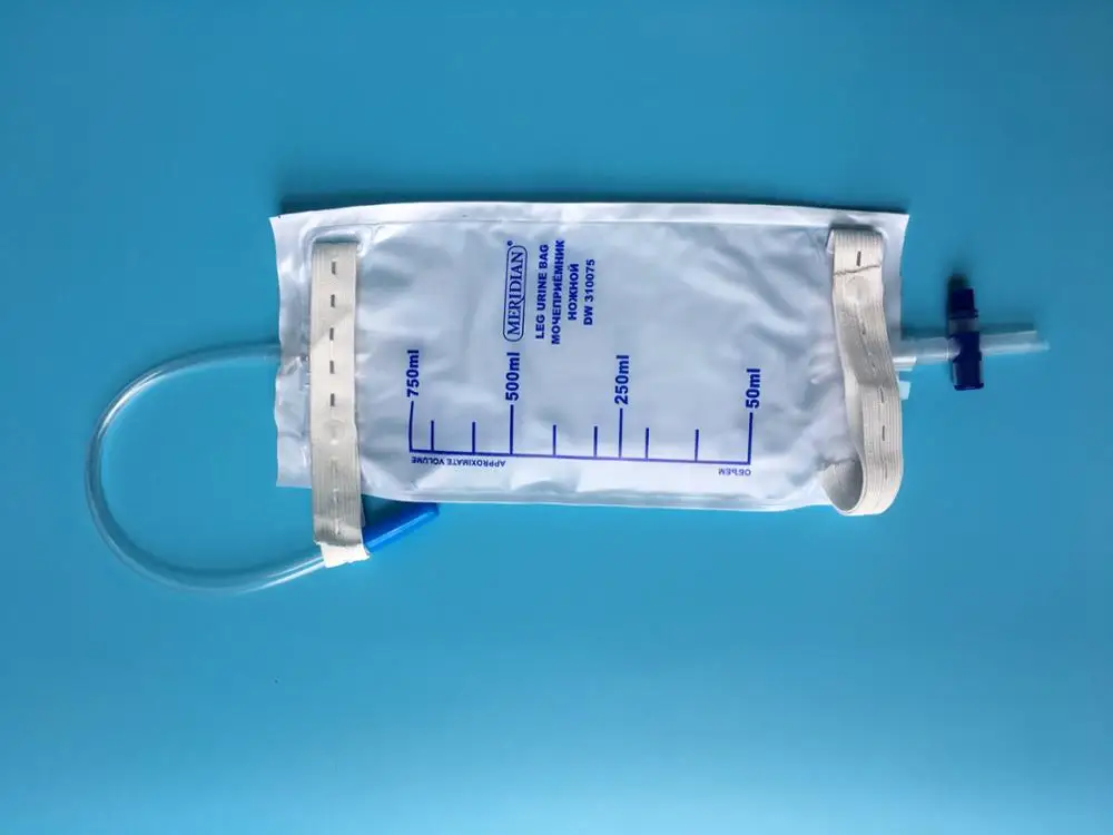 Urinary Incontinence Urology Surgical Instruments Equipment Disposable urine leg bag 750ML