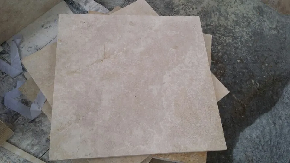 Wholesale low price Beige color travertine stone