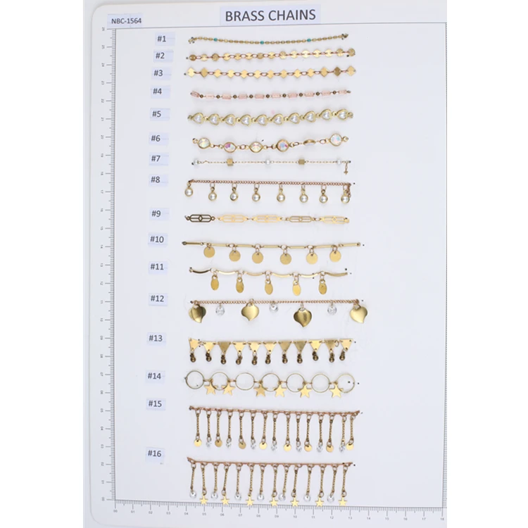 Handmade Fashion Brass Chain Raw