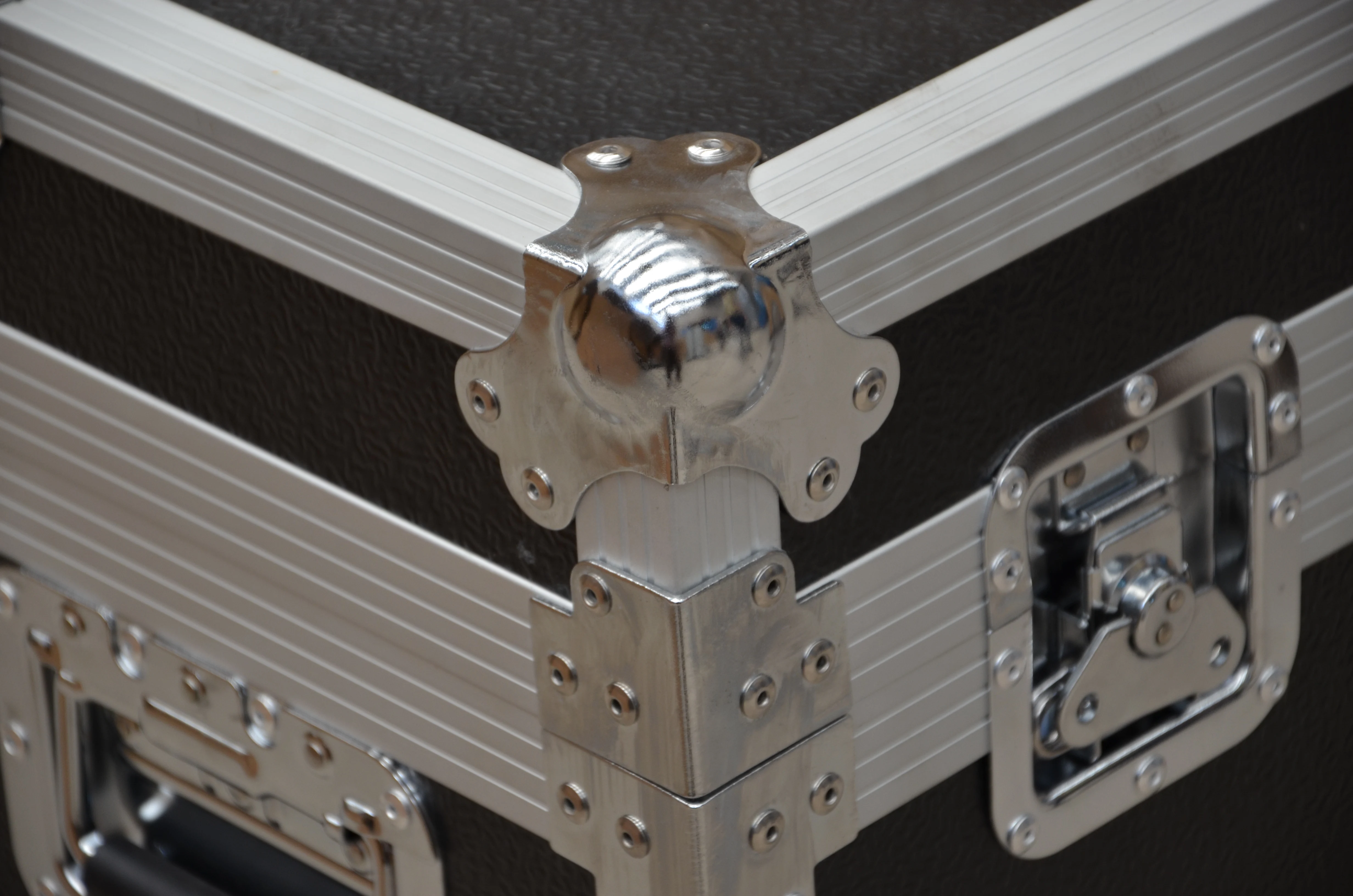 Black Flight case  shipping cabinet trunk case