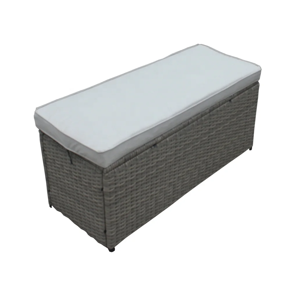 Cheap outdoor wicker rattan garden corner sofa set with bench furniture