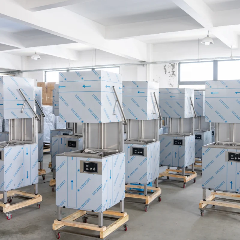 High Quality Commercial Dishwasher Machine Industrial Freestanding 380V Hood Type Dish Washer