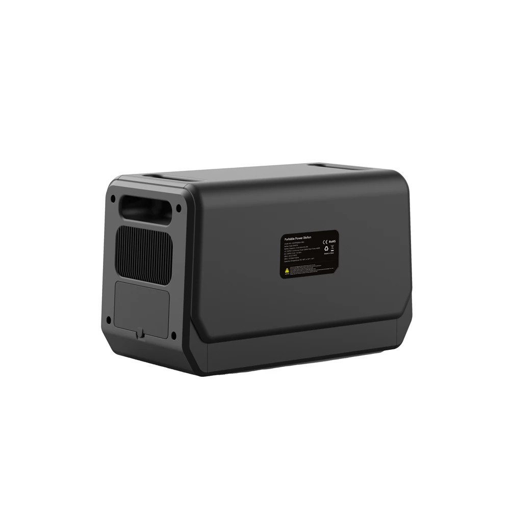 2KW Solar Energy Storage System inbuilt Microinverter and LiFePO4 Compact Power Plant with Black Half Cells PV for Balcony Use