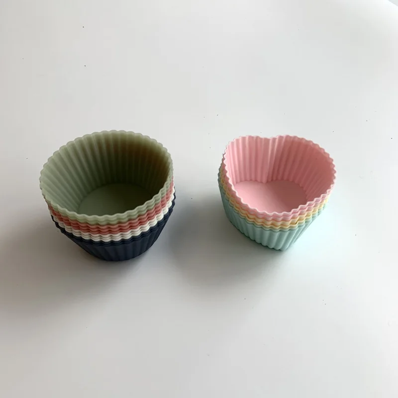 Silicone Muffin Cupcake Mold Mousse Cake Cup Baking Pan Cup