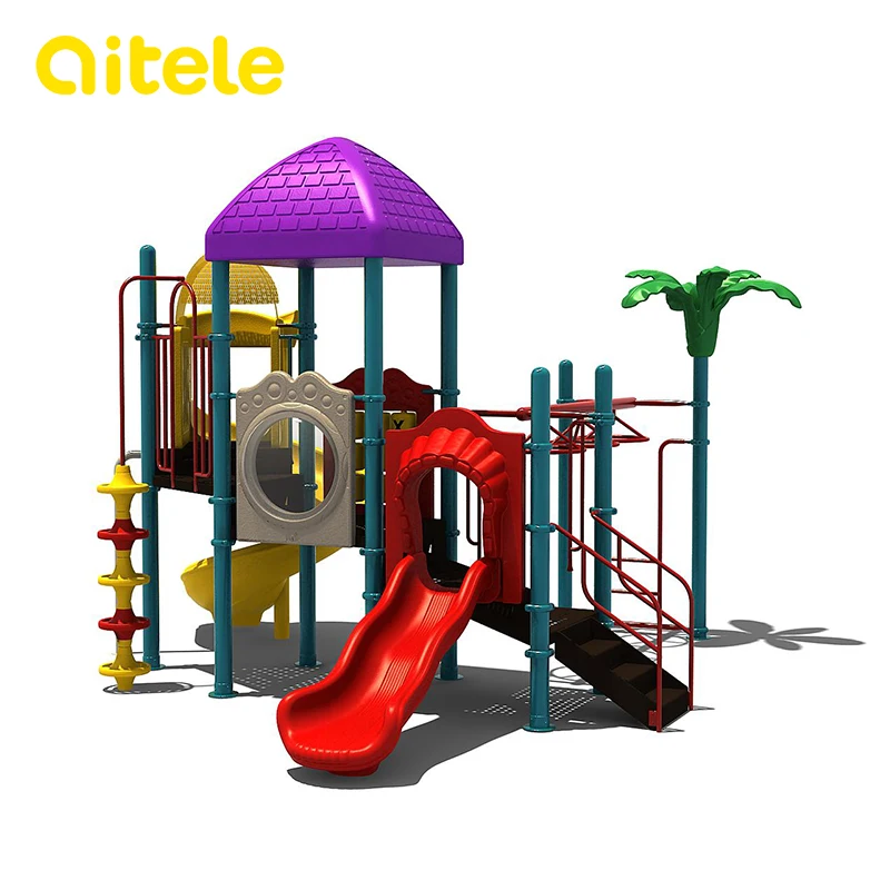 Great Quality Outdoor Plastic Jungle Gyms Nature Playground