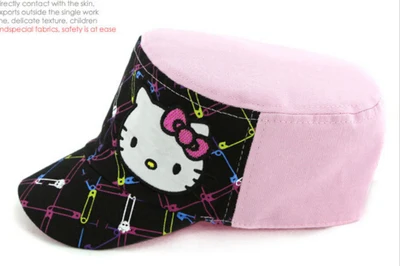 Низкая цена распродажа бейсболка Hello Kitty для девочек на весну и осень детская рыболовная шляпа солнцезащитные кепки спортивные