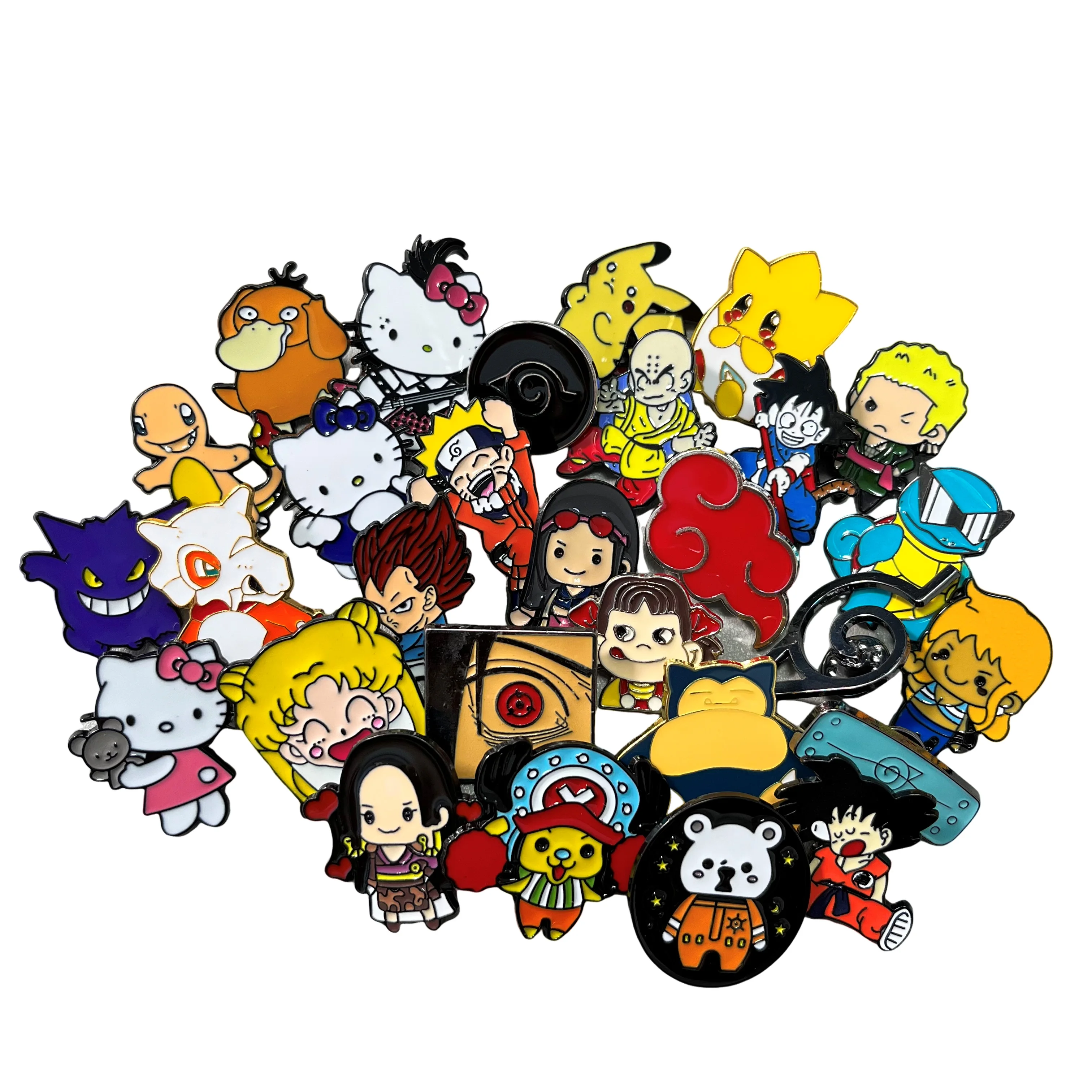 Manuafactur Soft Enamel Pins Anime Custom Cartoon Soft Hard Enamel Pin Dye Metal