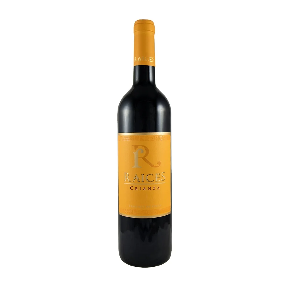 High Quality Spanish Red Wine Aged Raices Crianza 750 ml