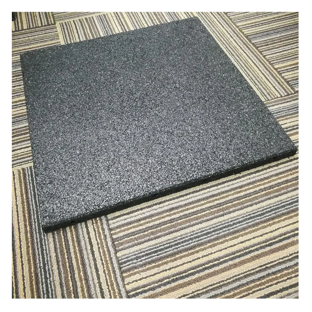 2024 Popular indoor sports flooring carpet mat crossfit room rubber mat gym rubber floor tile