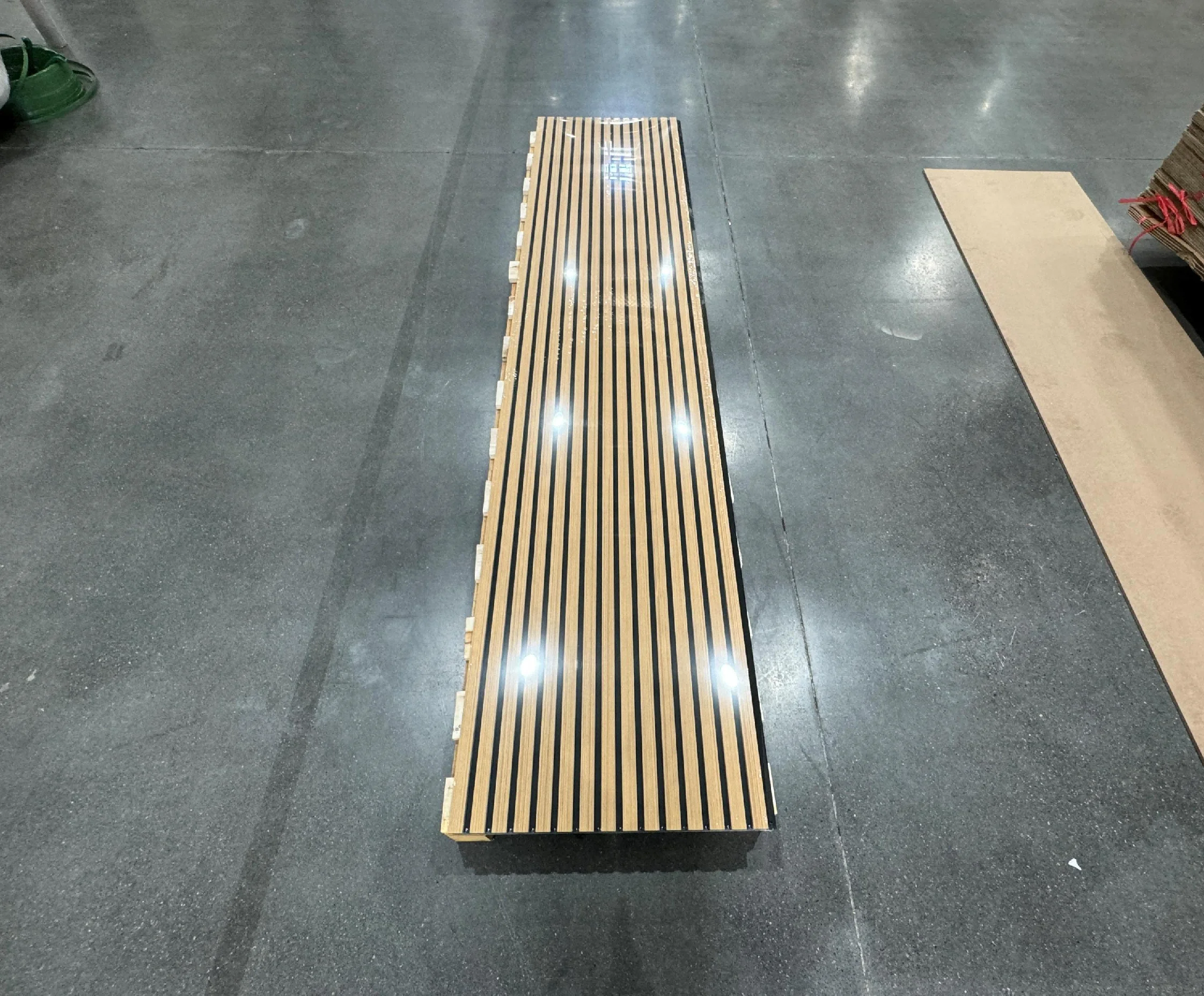 MDF Polyester Fiber WPC Other Home Decor Boards Interior Soundproof Wooden Grain Slat Acoustic Foam Wall Panels