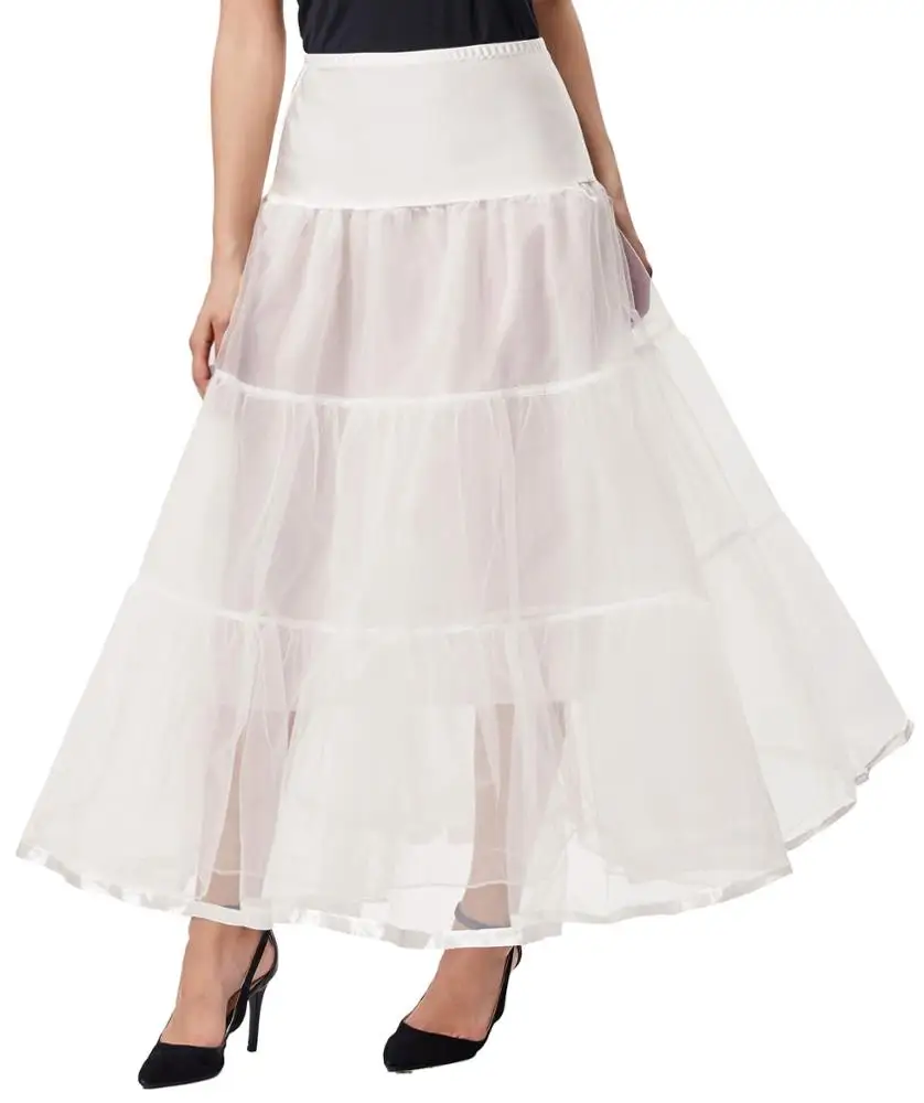 
SLA02038 SD Womens Voile Crinoline Petticoat Underskirt For Retro Dress Vintage Dress 