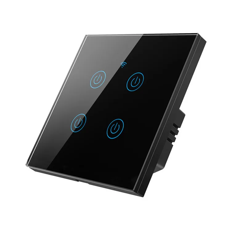 Сенсорная стеклянная панель настенная с поддержкой Wi-Fi и голосовым управлением