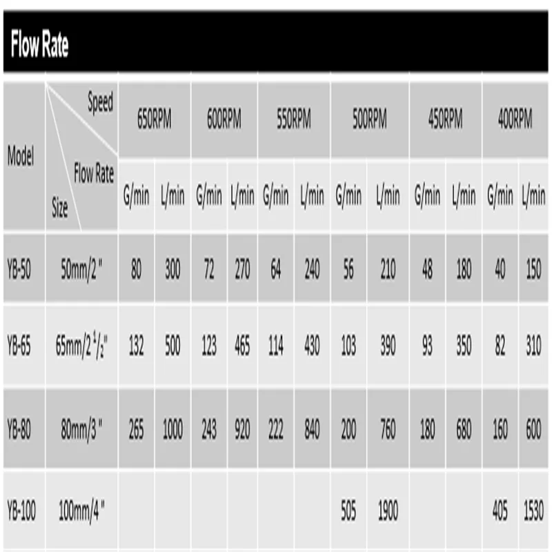 YB-100 4' Rotary Vane Pump Positive displacement pumps Fuel & Oil Transfer Pumps