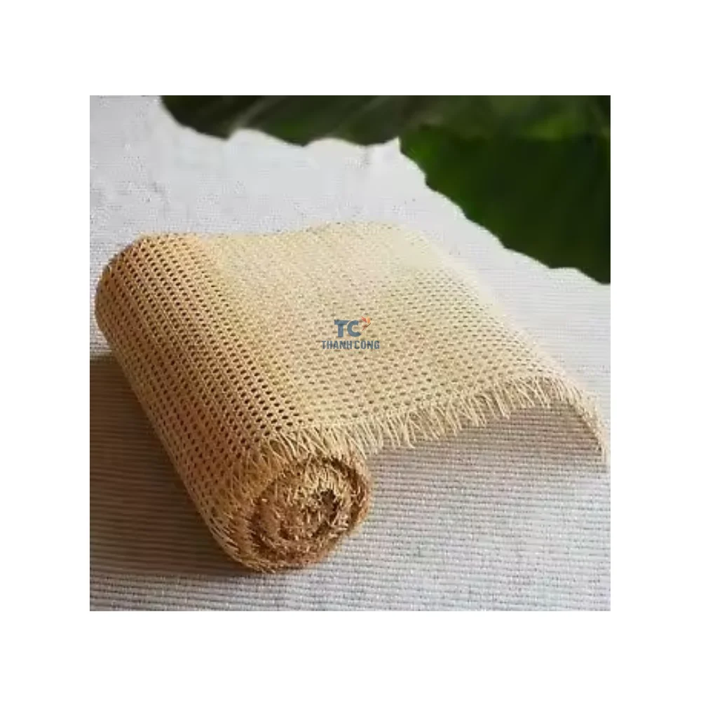 Customized Size Best Price for High Quality Wholesale Rattan Cane Webbing Roll Bleached Natural Eco-friendly